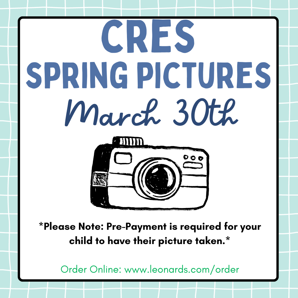 Spring Picture Day March 30th 