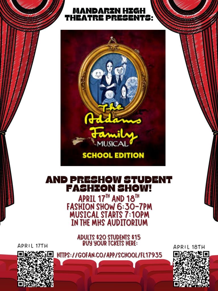 Addams Family Spring Musical