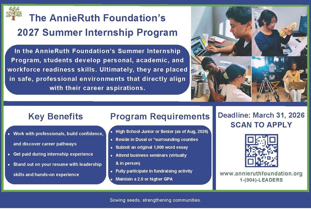 AnnieRuth Foundation's Summer Internship