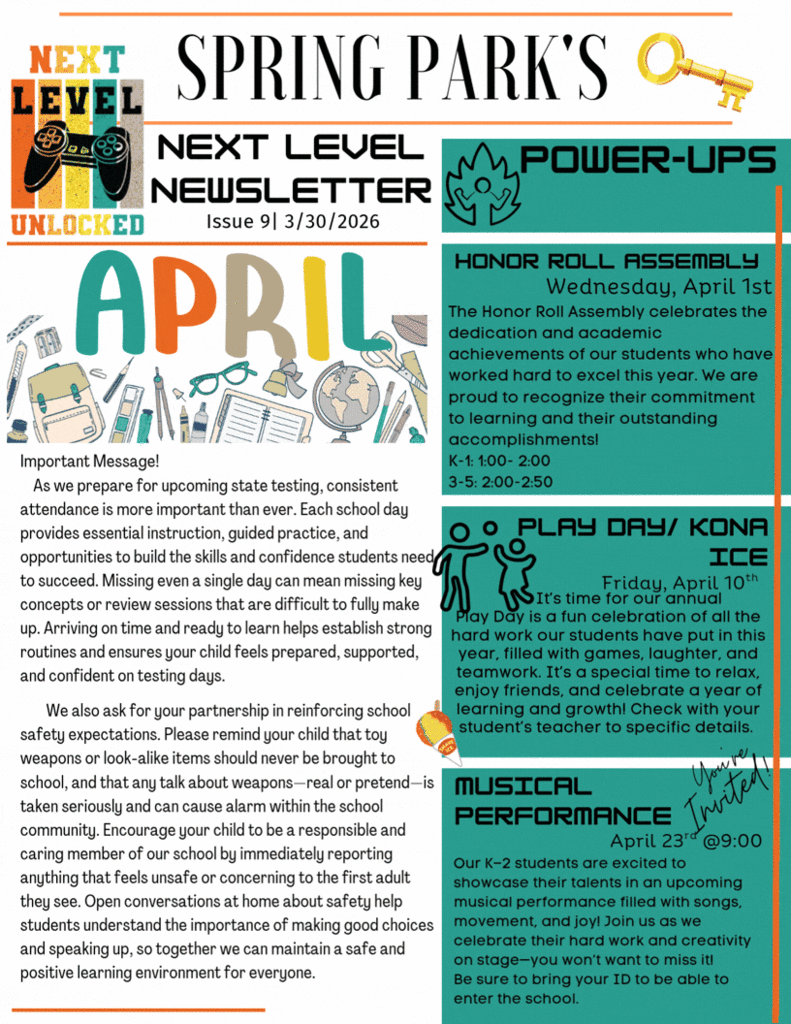 April Newsletter