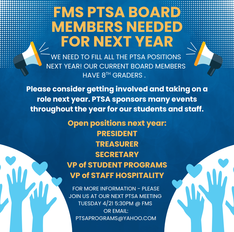 PTSA Officers Needed