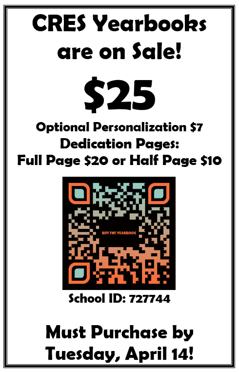 Yearbook Info - Order by April 14!