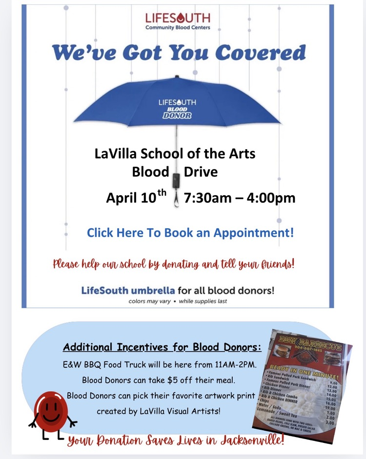 Blood Drive on 4/10