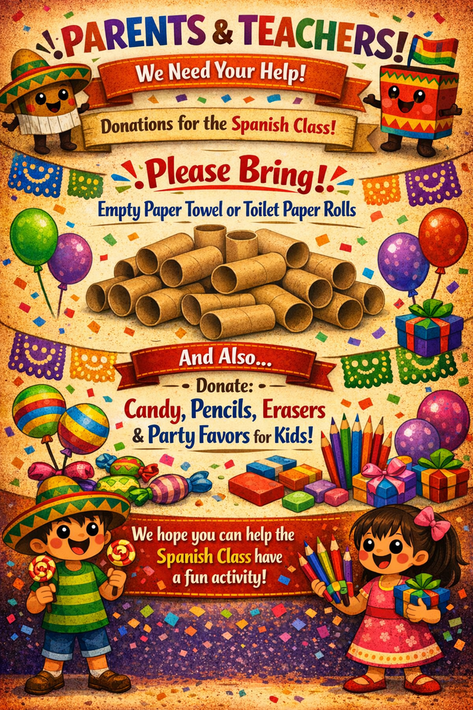 Spanish Donations flyer