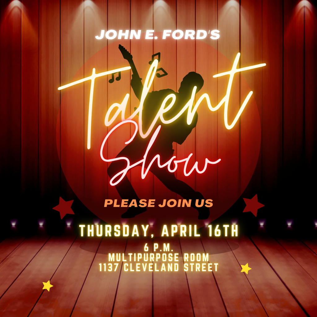 Talent Show April 16th at 6 p.m.