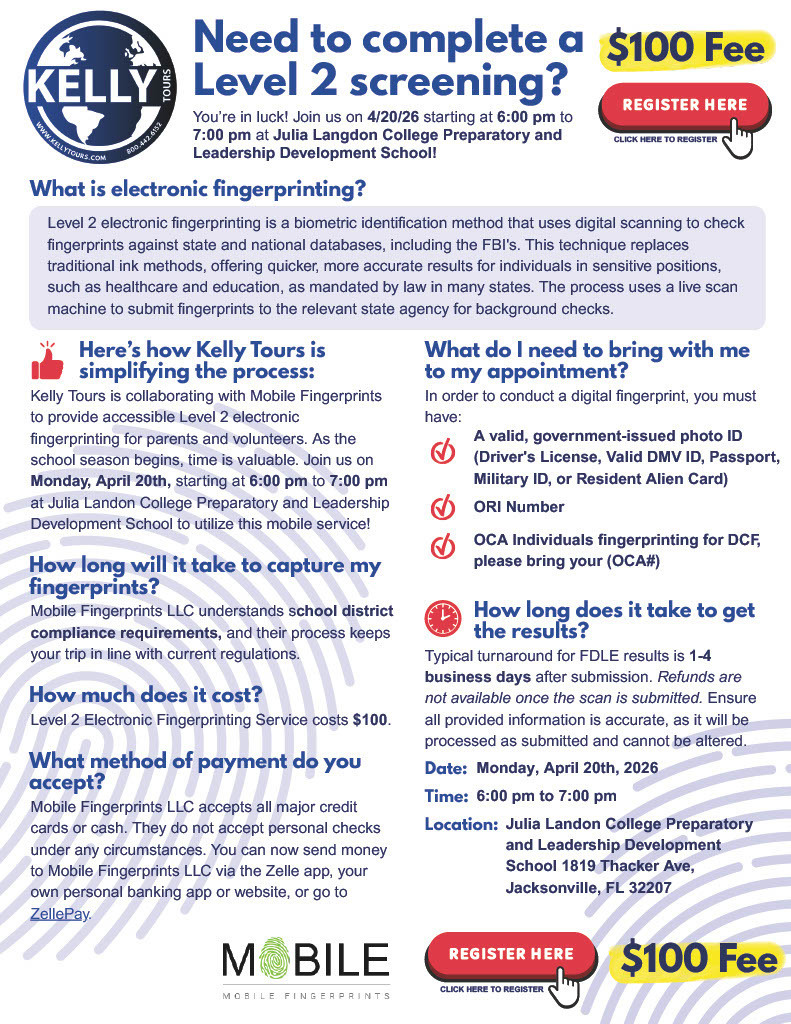 Level 2 Screening Flyer - April 20, 2026