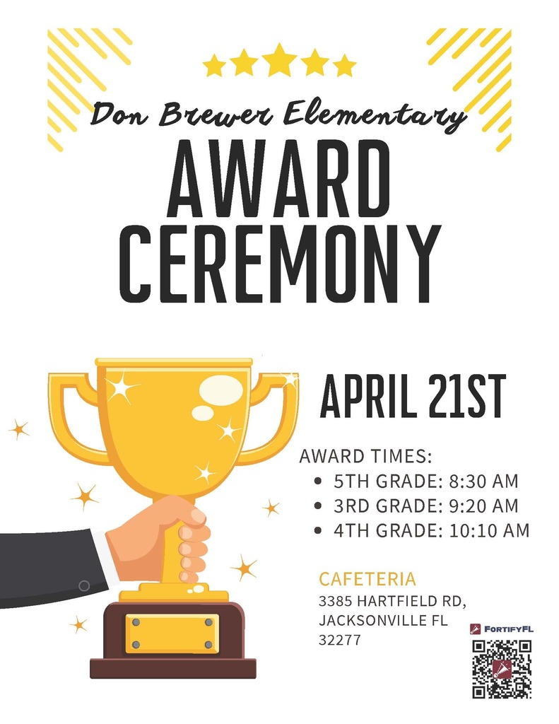 Third 9 weeks' award ceremony on April 21