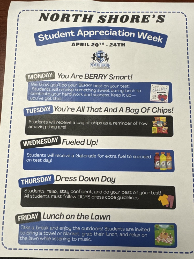 Student Appreciation Week!!