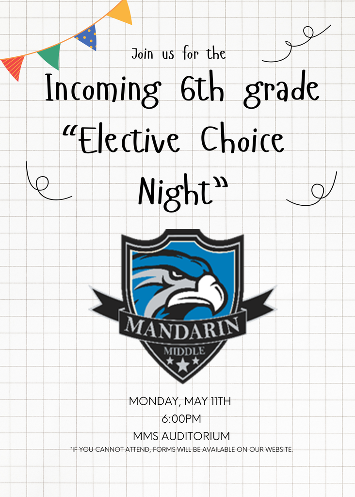 MMS Incoming 6th grade Elective Choice Night