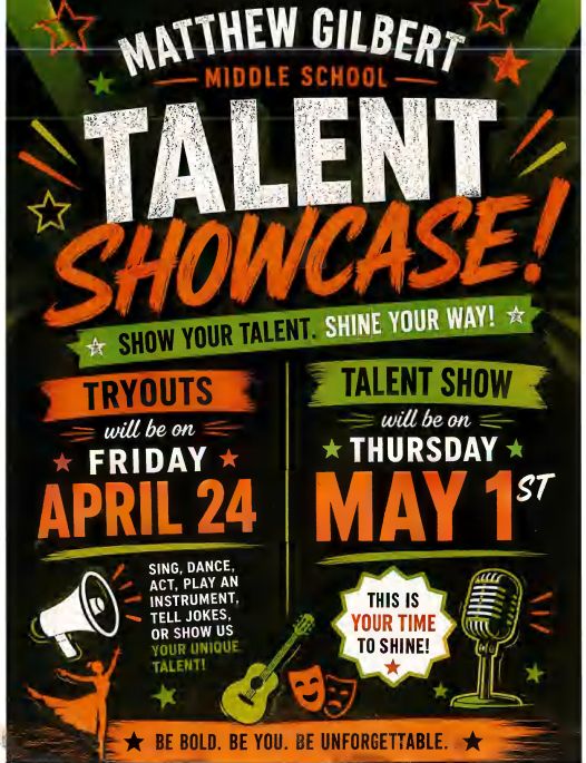 talent show flyer