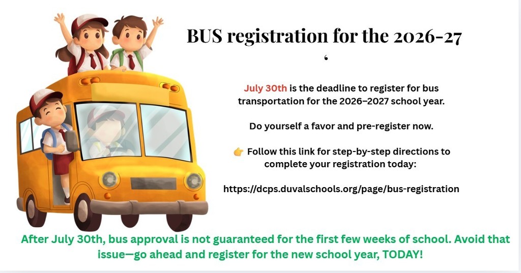 Reg Bus for 2026-2027