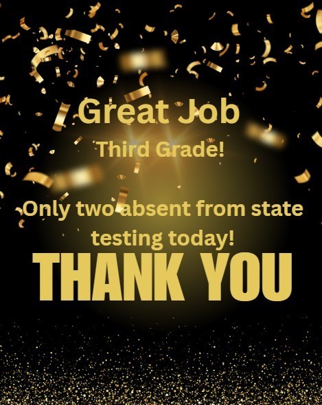 Thank you Third Grade     