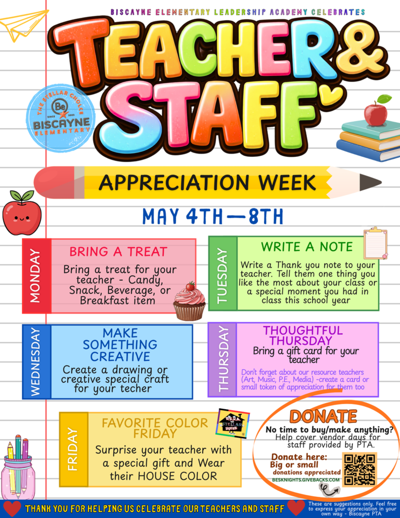 Teacher Staff Appreciation