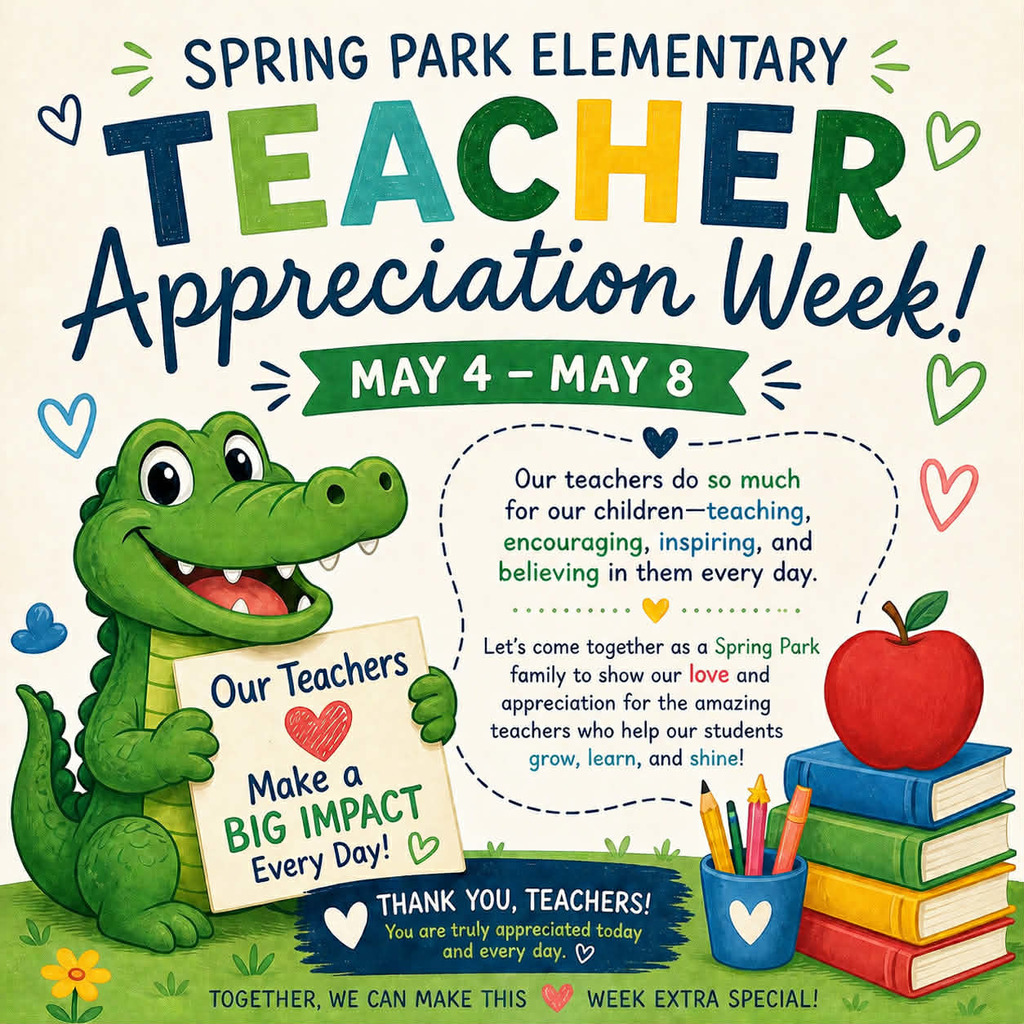 Teacher Appreciation Week - English flyer