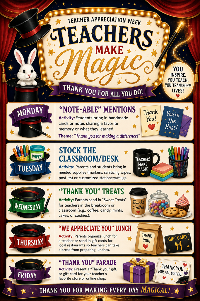 Teacher Appreciation "Teachers Make MAGIC!"