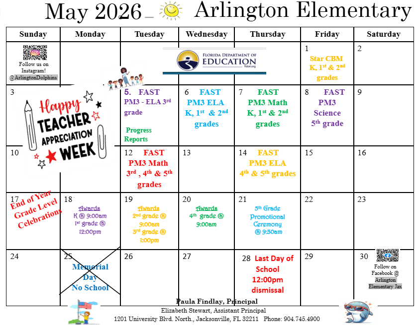 May Calendar
