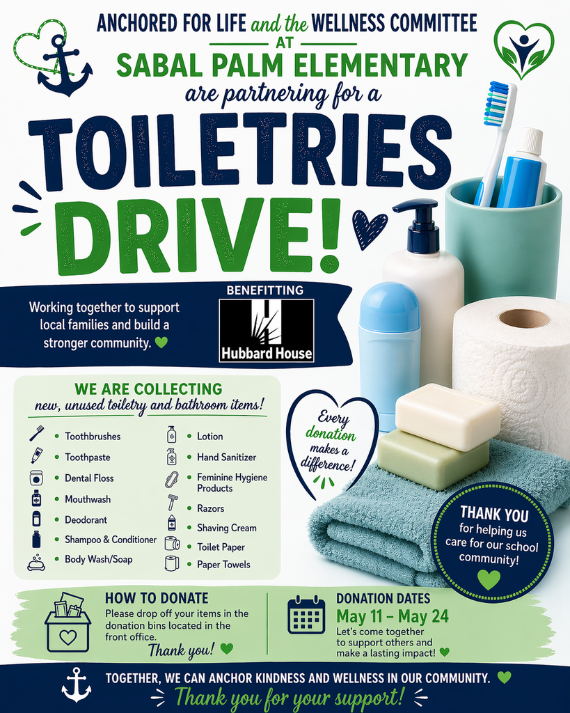 Toiletries Drive