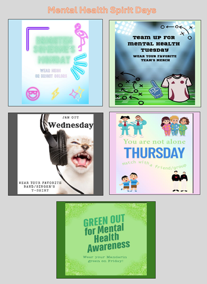 Mental Health Spirit Days