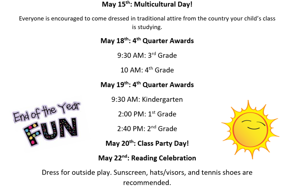 end of year activities 2026