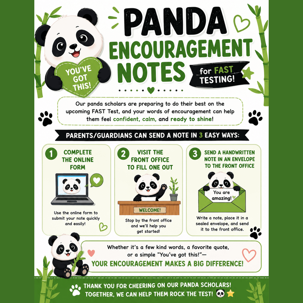 Panda Encouragement Notes