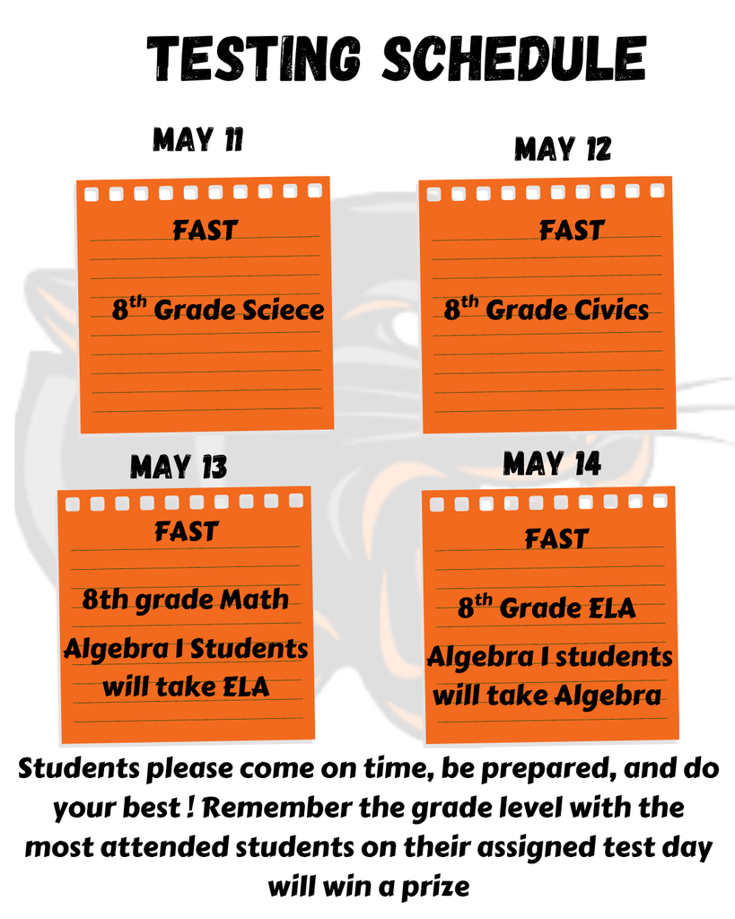 8th grade testing