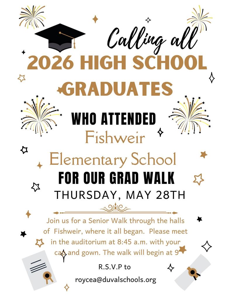 Grad Walk May 28th at 9am