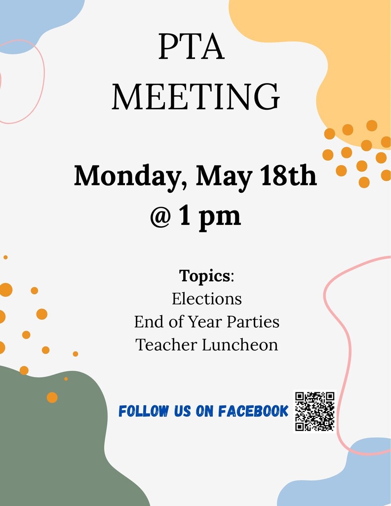 May PTA flyer
