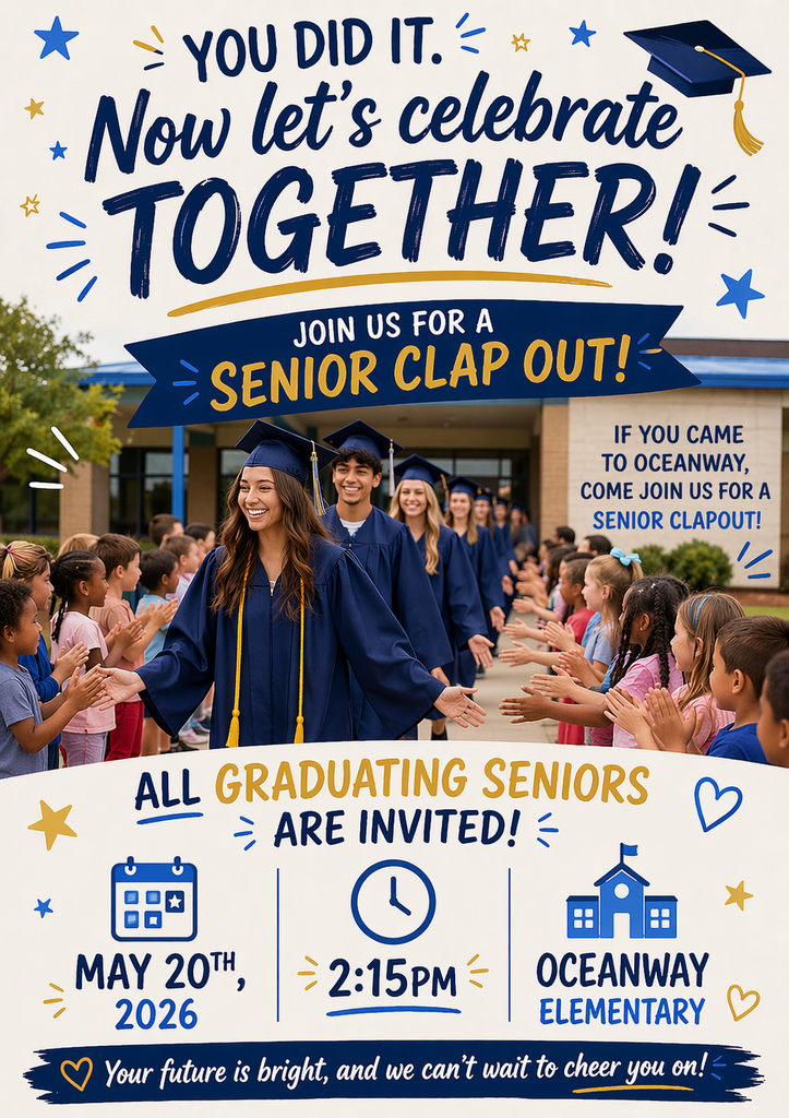 Senior Clap Out Flyer