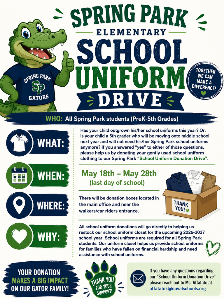 School Uniform Donation Drive - English Flyer