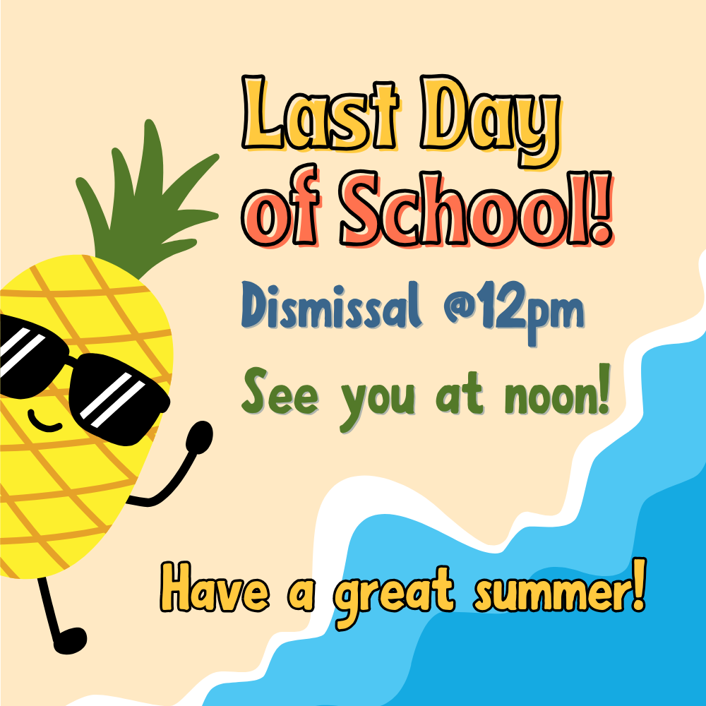 Noon Dismissal Tomorrow