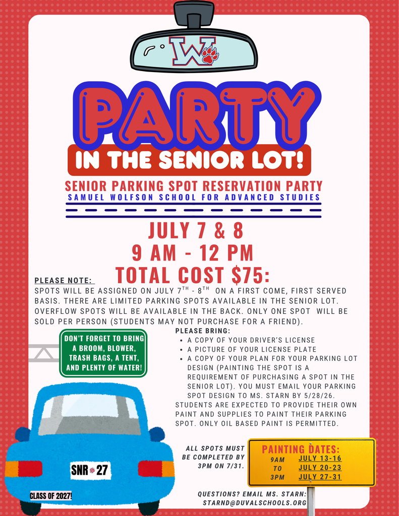 senior parking lot painting