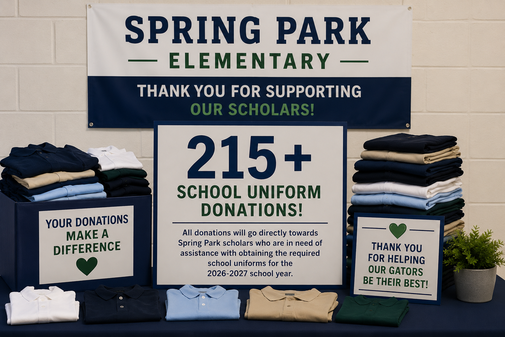 School Uniform Donations Drive - THANK YOU