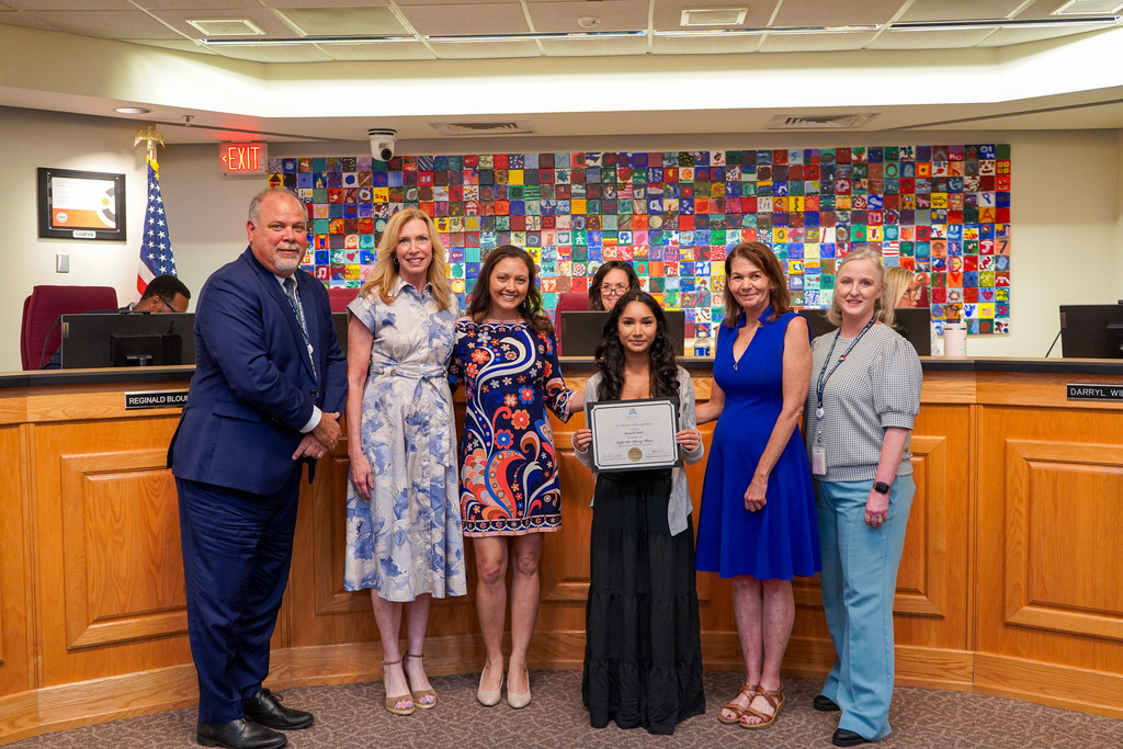 Fight the Allergy Blues creator Runali Salvi honored at board meeting