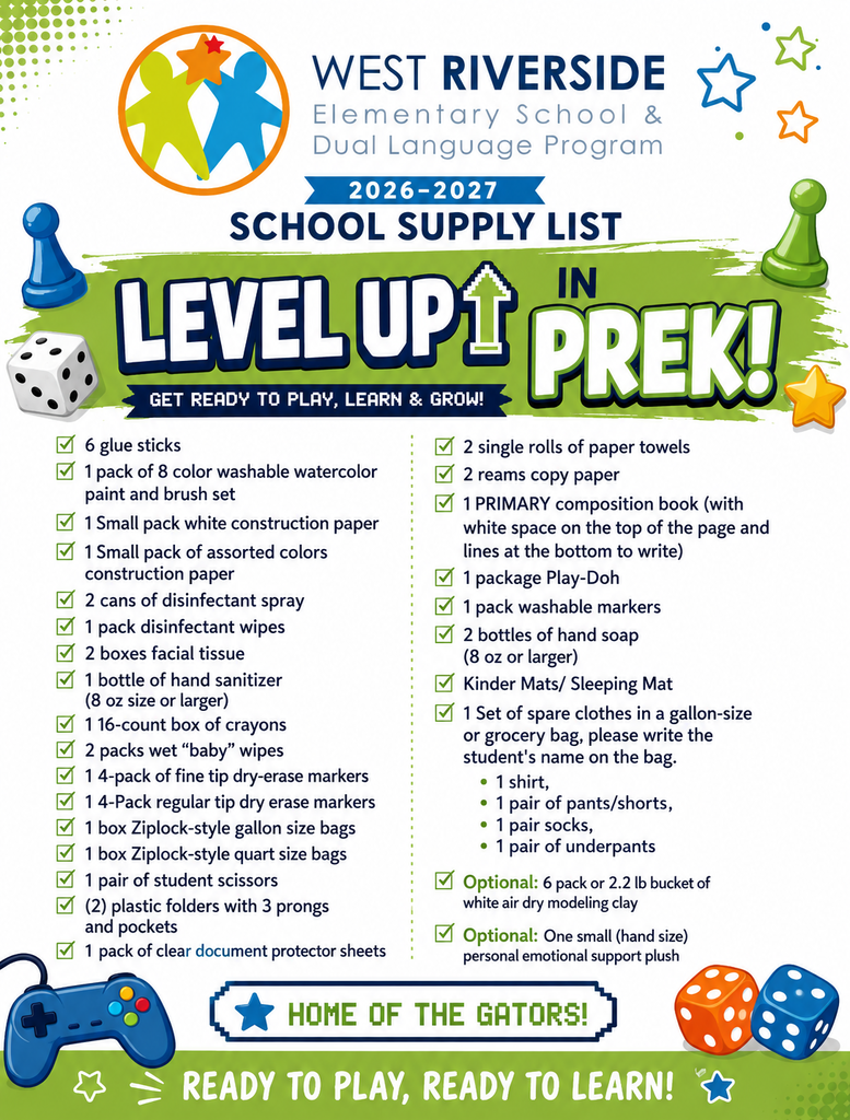 VPK supply list