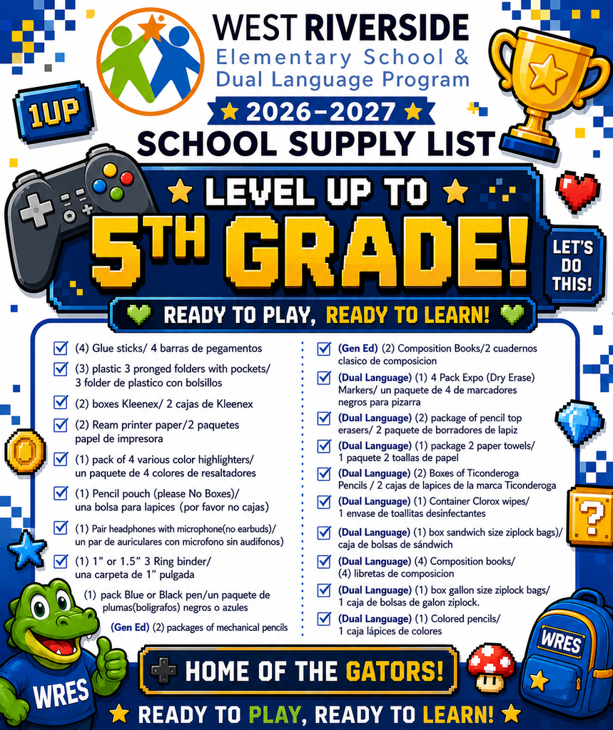 5th grade supply list