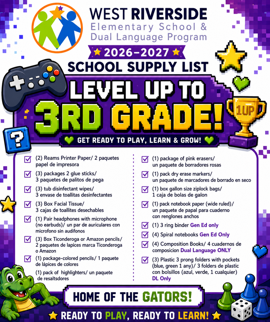 3rd grade supply list