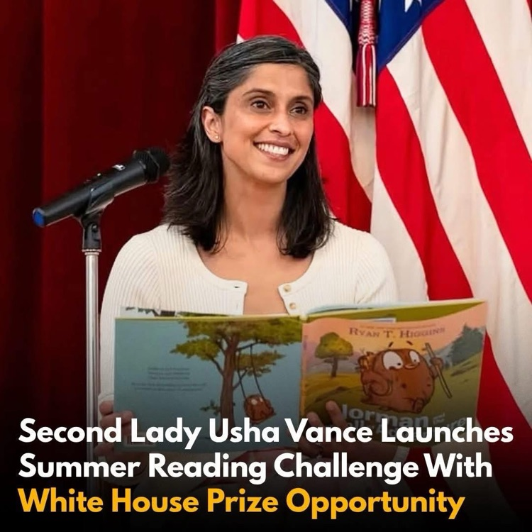 Second Lady Aisha Vance launches summer reading challenge with White House Prize Opportunity