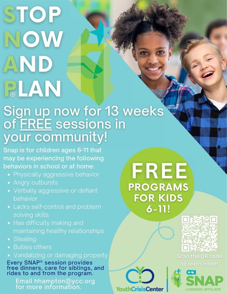 Stop Now And Plan-Hosted by the Youth Crisis Center