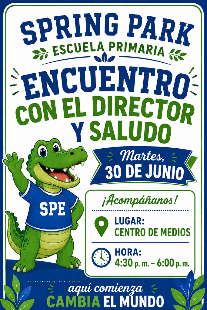 Principal Meet & Greet (Spanish Flyer)