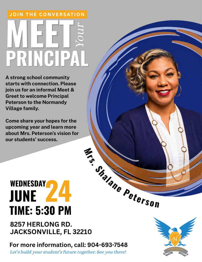 Join the conversation; meet your new principal