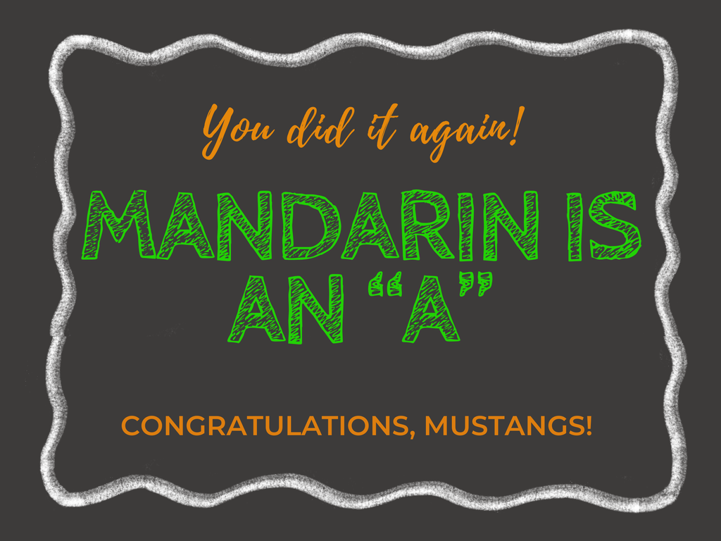 Mandarin is an A