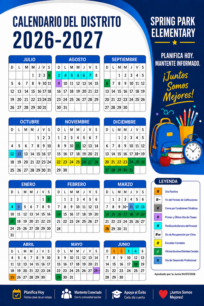2026-2027 District Calendar