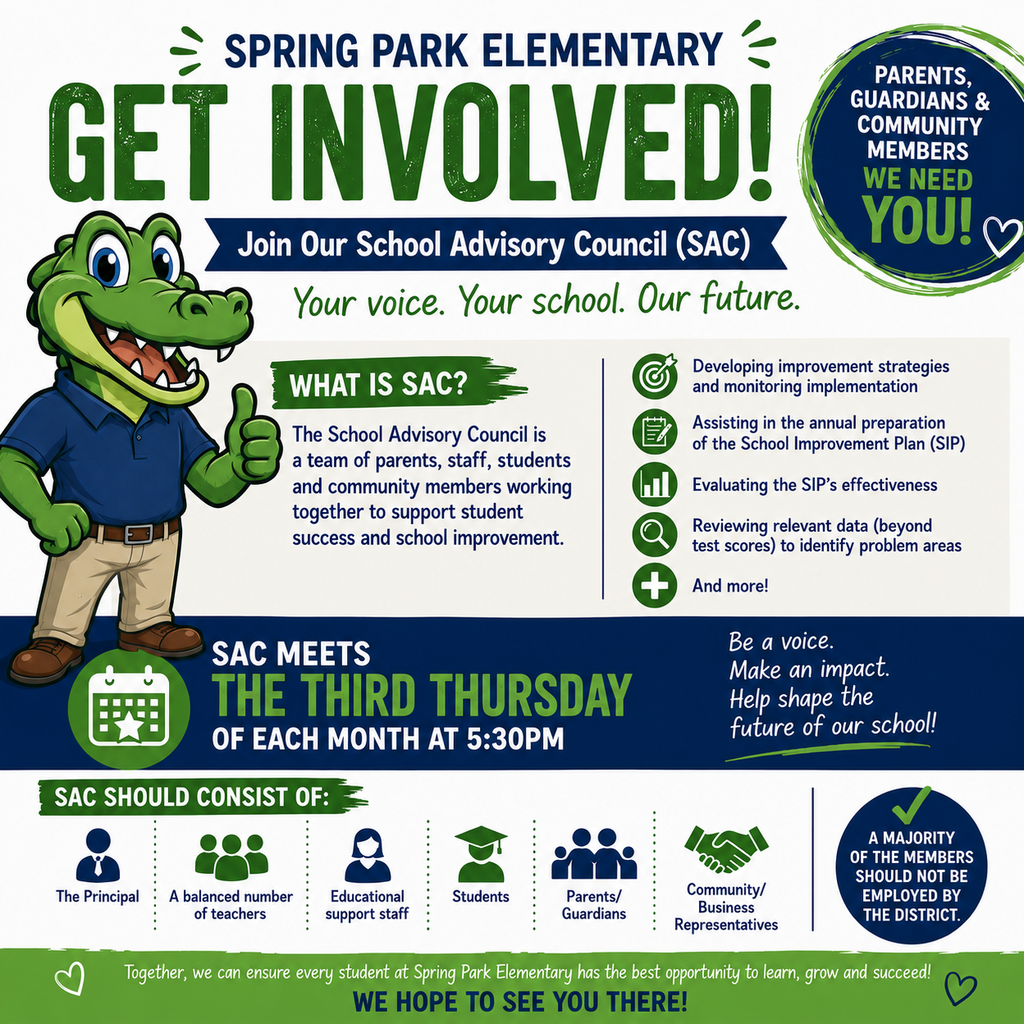Get Involved! Join S.A.C.!