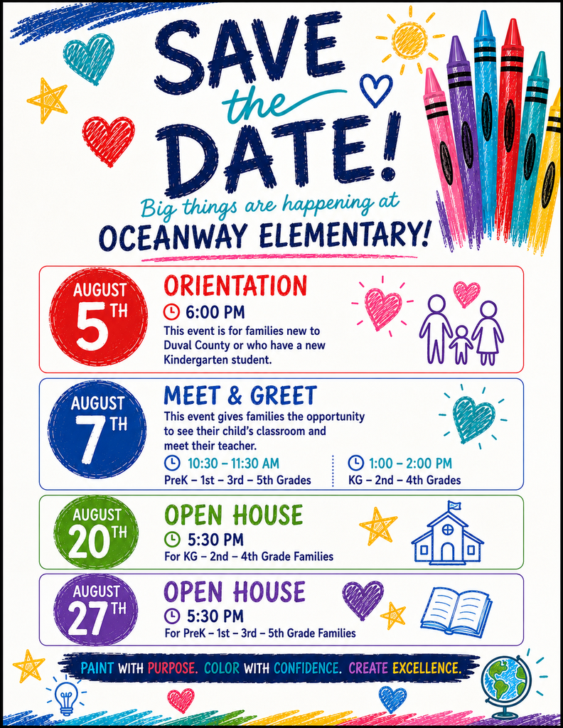 Save the date for August