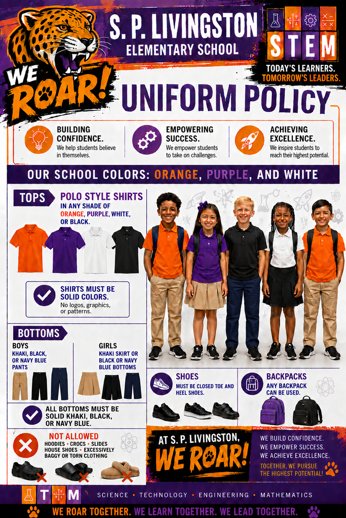 Uniform highlights for 2026-2027 school year