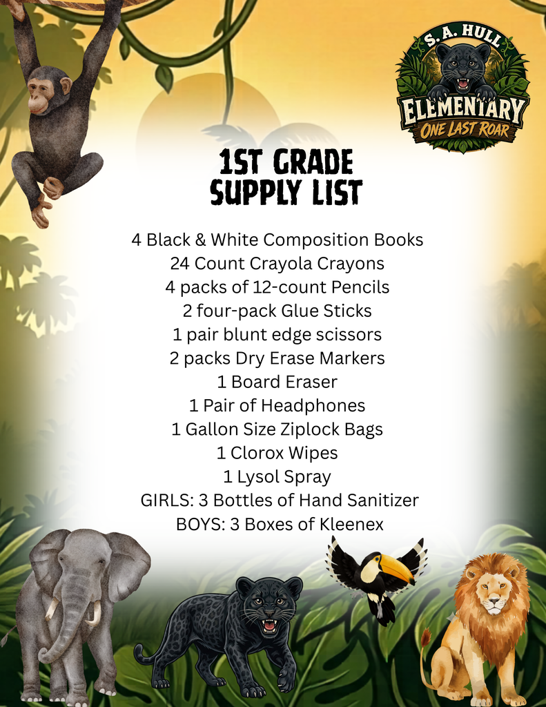 School Supply Lists