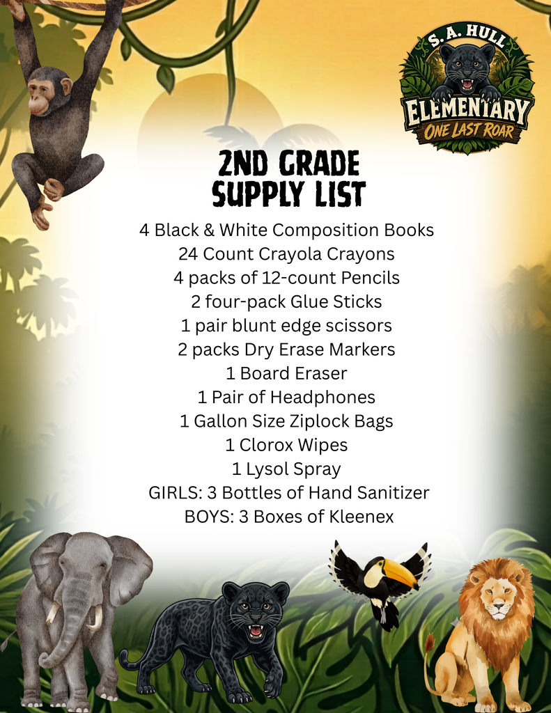 School Supply Lists