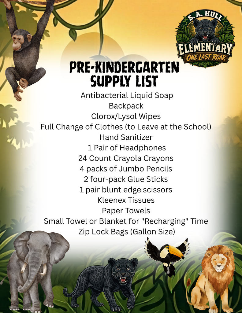 School Supply Lists