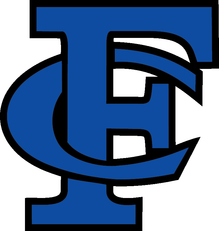 The logo features the letters "FC" with "C" in a curved style and "F" in a bold, straight style, all in blue on a black background.