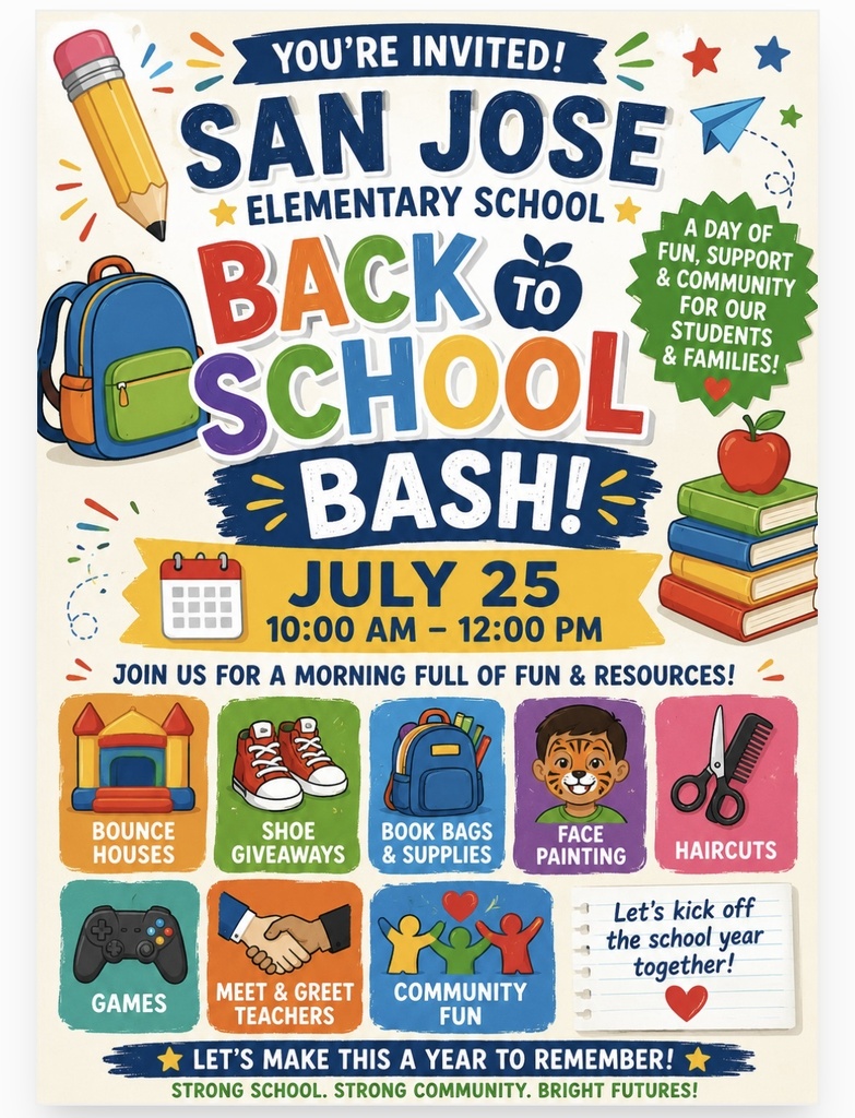 BACK TO SCHOOL BASH FLYER